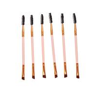 Ipetboom 6pcs Eyebrow Eye Brow Double Ended Brow Makeup Tools Lash Eyebrow Brush and Lash Application