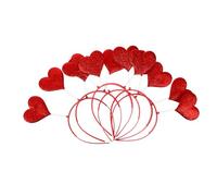 Ipetboom 6PCS Heart Shaped Headbands for Women Lightweight Hair Accessories Valentines Day Party Cosplay Birthday Christmas Decoration