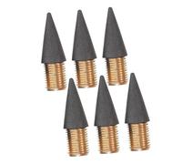 Ipetboom 6Pcs Inkless Pencil Replacement Tips Everlasting Refillable Graphite Heads No Sharpening Needed Portable Pencil Refills for Students Teachers School Use