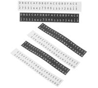 Ipetboom 6pcs Key Kalimba Piano Note Sticker Staff Stickers Musical Practice Decals Beginner Training Introductory Keyboard Learning Note Labels