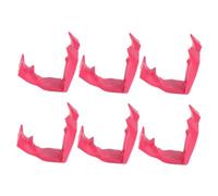 Ipetboom 6PCS Plastic Food Finger Tongs Scald Clips for Meal Prep and Eating Kitchen Utensils for Keeping Hands Clean at Buffets Picnics Catering and Daily Use