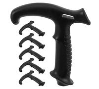 Ipetboom 6pcs Plastic Grip Replacement Hiking Stick Handle for Trekking Poles for Outdoor Adventures and Walking Canes