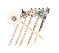 Ipetboom 6pcs Retro Hairpin Vintage Flowers Hairpins Decorative Clips for Women Hair Accessories Cute Hair Clips for Party Festival