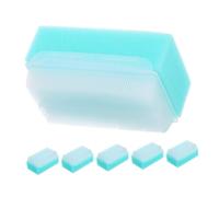 Ipetboom 6pcs Sensory Brushes Soft Flexible Bristles Bath Sponge for Massage and Exfoliation Therapy Sensory Calming Tools for Occupational Use and Autism Support