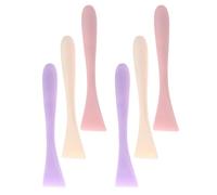 Ipetboom 6PCS Silicone Face Mask Applicator Brushes Set with Soft Spatulas for Clay and Gel Masks for Skincare and Makeup Application