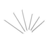 Ipetboom 6pcs Stapler Spring Accessories Double Hook Wire Tension Springs for Repairs Hooked Wire Extension Tension for Craft Projects Silver