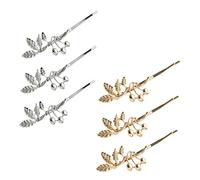 Ipetboom 6pcs Tulip Hairpin Sectioning Hair Clips Women Flower Hair Clip Fancy Boho Accessories