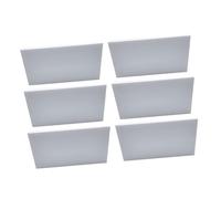 Ipetboom 6pcs White Foam Blocks Modeling Sheets for DIY Crafting Lightweight Art Bricks for Sculpture Carving Flower Arrangement Bases