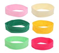 Ipetboom 6pcs Yoga Headband Headbands Elastic Sweat Band Fashion Hair Accessories for Women Running Accessories Stretchable Hairbands Hair Bands Running Gear Women 5% High Elastic Spandex
