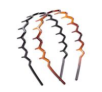 Ipetboom 8pcs Assorted Wave Hair Hoops Unisex Anti- Headbands for Women and Men Toothed Design for Makeup Gym and Daily Wear Stylish Fashion Hair Accessories