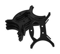 Ipetboom 8pcs Black Rope Winder with Handle for Giant Christmas Lights and Extension Cords, Multi-Function Plastic Cable Organizer for String Light Storage and Workplace Management