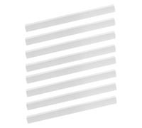 Ipetboom 8pcs Dustpan Rubber Lip Replacement Strips Soft and Resilient Edge Design for Seamless Dustpan Compatibility Easy Installation and Durable Cleaning Performance