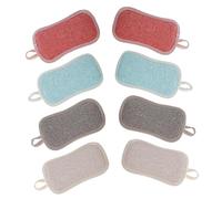 Ipetboom 8pcs Heavy Duty Cleaning Sponges for Kitchen Multi-Function Scrub Sponge for Dishwashing Wok Household Reusable