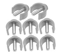 Ipetboom 8pcs Heavy Duty Crutch Tips Non- Replacement Accessories for Walking Canes Enhanced Stability for Hiking and