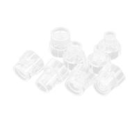 Ipetboom 8Pcs Mini Bubble Plastic Tips Replacement Heads for Facial Cleansing Machine Accessories, Hydro Oxygen Crystal Ring for Skincare Device Maintenance