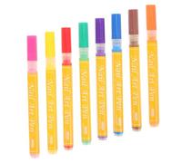 Ipetboom 8pcs Paint Marker for Nail Art Quick-drying Gouache-based Paint Pens for Coloring Drawing and Marking for Projects and Creative Expressions