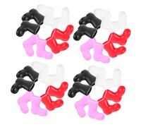 Ipetboom 96pcs Miniature Santa Boots Christmas Ornaments Colorful Plastic Shoe Embellishments for DIY Crafts Table Centerpieces Xmas Tree Decorations Lightweight Festive Decor