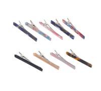 Ipetboom 9pcs Acetate Hair Clips Flat Claw Clips Non-slip Smooth Finish Lightweight Duckbill Barrettes for Women and Comfortable Gentle Hair Styling for Everyday and Formal Use