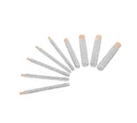 Ipetboom 9pcs Lightweight Wooden Makeup Brush Handles Rhinestone Accents Hand-carved for Stage Makeup and Crafting Replacement Handles for Eye Shadow Brushes