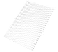 Ipetboom A5 Binder Cover Minimalist 6-Ring Planner Binder Shell, Clear Acrylic Notebook Protector with Detachable and Refillable Design for Budget and Journal Use