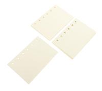 Ipetboom A7 Planner Refill Paper Set 3pcs, Beige Paper Loose Leaf Notebook Inserts for Taking Notes and Journaling