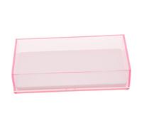 Ipetboom Acrylic Eyelash Organizing Box Compact False Lash Storage Holder for Travel Friendly Lashes Packaging Case Keeps Fake Eyelashes Clean Separate and Sanitary Display