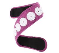 Ipetboom Acupressure Headband Scalp Massager Multi-use Yoga Head Wrap Comfortable Reusable Purple Band for Daily Relaxation and Neck Pain Relief