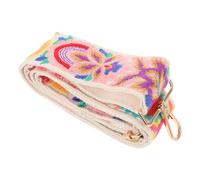 Ipetboom Adjustable Floral Embroidery Crossbody Strap for Handbags Ukulele and Banjo Vintage Style Wide Replacement Purse Belt for Music Lovers and Daily Use