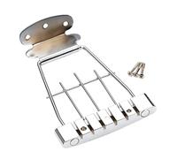 Ipetboom Adjustable Guitar Tailpiece Bridge 6 String Guitar Tailpiece for Jazz Guitar Repair