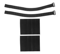 Ipetboom Adjustable Non-slip Boot Straps with Adhesive Pads, 2.5x40cm Black Elastic Leg Bands for Women’s Cowboy and Thigh High Boots, Fall-off Prevention Shoe Strap Set for Hiking