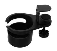 Ipetboom Adjustable Rotating Table Cup Holder Desk Organizer for Coffee Cups Water Bottles Tumblers Anti-tip Fixed Desktop Storage Rack for Office Home Workstation