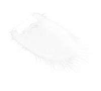 Ipetboom Adjustable Santa Faux Beard with Adhesive Backing Realistic White Santa Claus Costume Prop for Christmas Parties Cloth Material Fits Various Face Shapes