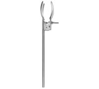 Ipetboom Adjustable Stainless Steel Lab Clamp Holder for Retort Stand Glassware Support Rod Connector Flexible Jaw Fit for Flask Condenser and Separatory Funnel in Chemistry Labs