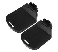 Ipetboom Adjustable Wheelchair Footrests 2pcs Heavy Duty Universal Pedals for Patient Leg Support Stable Elevating Footplates for Elderly Mobility