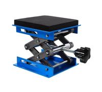 Ipetboom Aluminium Alloy Lab Jack Stand with Non-slip Platform Height Scissor Lift for Laboratory Experiments and Woodworking Tools with Shock-absorbing Sponge