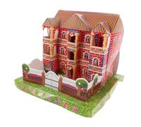 Ipetboom Ancestor Money: Traditional Paper Villa for Ancestor Worship Realistic and Detailed Villa Papercraft Ample Offerings for Chinese Traditional Ghost Festival