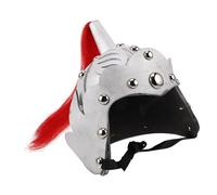 Ipetboom Ancient Helmet Silver Historical Soldier Headwear for Theater Film Tv Drama Photo Shoot Educational Costume Play Role Playing Knight Army Prop