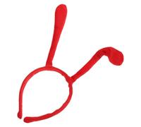 Ipetboom Antenna Headband: 1pc Bee Headband Adorable Red Hair Hoops with Insect Antennae, Ant Headpiece Animal Hair Band Head Bopper for Party Favors Holiday Christmas Carnival Costume Accessories