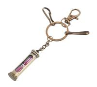 Ipetboom Antique Bronze Metal Car Key Holder Nautical Hourglass Design Versatile Men and Women Unique Souvenir Accessory
