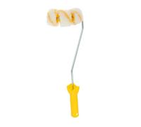 Ipetboom Arc Paint Brush Firefighting Roller with Wheel Design for Pipe Painting Shed Resistant Lint Brush Head Household Decorating Tool for Smooth Coverage