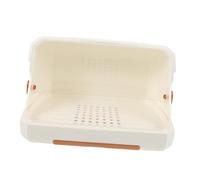 Ipetboom Baby Bottle Storage Box and Kitchen Draining Tray Plastic Nursery Organizer for Home Supplies and Baby Dinnerware Storage