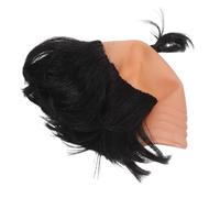 Ipetboom Baldheaded Samurai Wig Funny Role Playing Costume Accessory for Men Cosplay Party