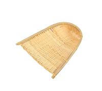 Ipetboom Bamboo Dustpan Woven Hanging Decorations Painting Prop DIY Dustpan Art Pendants Creative DIY Art Pendants DIY Art Works DIY Art Painting Pendants Wooden
