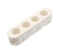 Ipetboom Basin Toothbrush Holders Makeupbrushes Ceramic Tumbler Desktop Organizer Bathroom Organizers Countertop Hair Care Tools Holder Toothbrush Dispenser Toothpaste Stand White Ceramics
