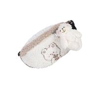 Ipetboom Bear Pattern Waist Storage Pouch Cute Girl Fanny Pack with Fluffy Design for Shopping Travel and Daily Use Durable Material Waist Bag with Belt for Comfort