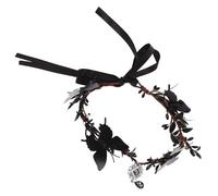 Ipetboom Black Gothic Butterfly Headband Halloween Headpiece for Women Comfortable Party Hair Accessory for Masquerade Costume Carnival Safe Material Design