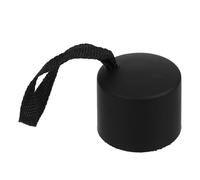 Ipetboom Black Plastic Umbrella Handle Replacement - 15mm Screw-on Grip for Sun and Rain Umbrellas, Anti-Slip, Corrosion-Resistant, Fits 1.5cm Screws