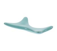 Ipetboom Blue Ceramic Gua Sha Scraping Massage Tool for Face Neck and Body Portable Lymphatic Massager Board for Muscle Relaxation and Fatigue Relief Suitable for Shoulders Back Arms Legs