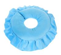 Ipetboom Blue Cloth Face Relax Pillow with Hole Design for Smooth Breathing and Resistance to Pollution Suitable for Spa Massage and Bedroom Pillow