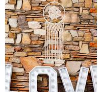 Ipetboom Bohemian Cotton Rope Dream Catcher Wall Hanging for Bedroom Decor Hand-woven Macrame Tapestry Minimalist Romantic Atmosphere Sturdy Cotton Material Gift for Housewarming and Living